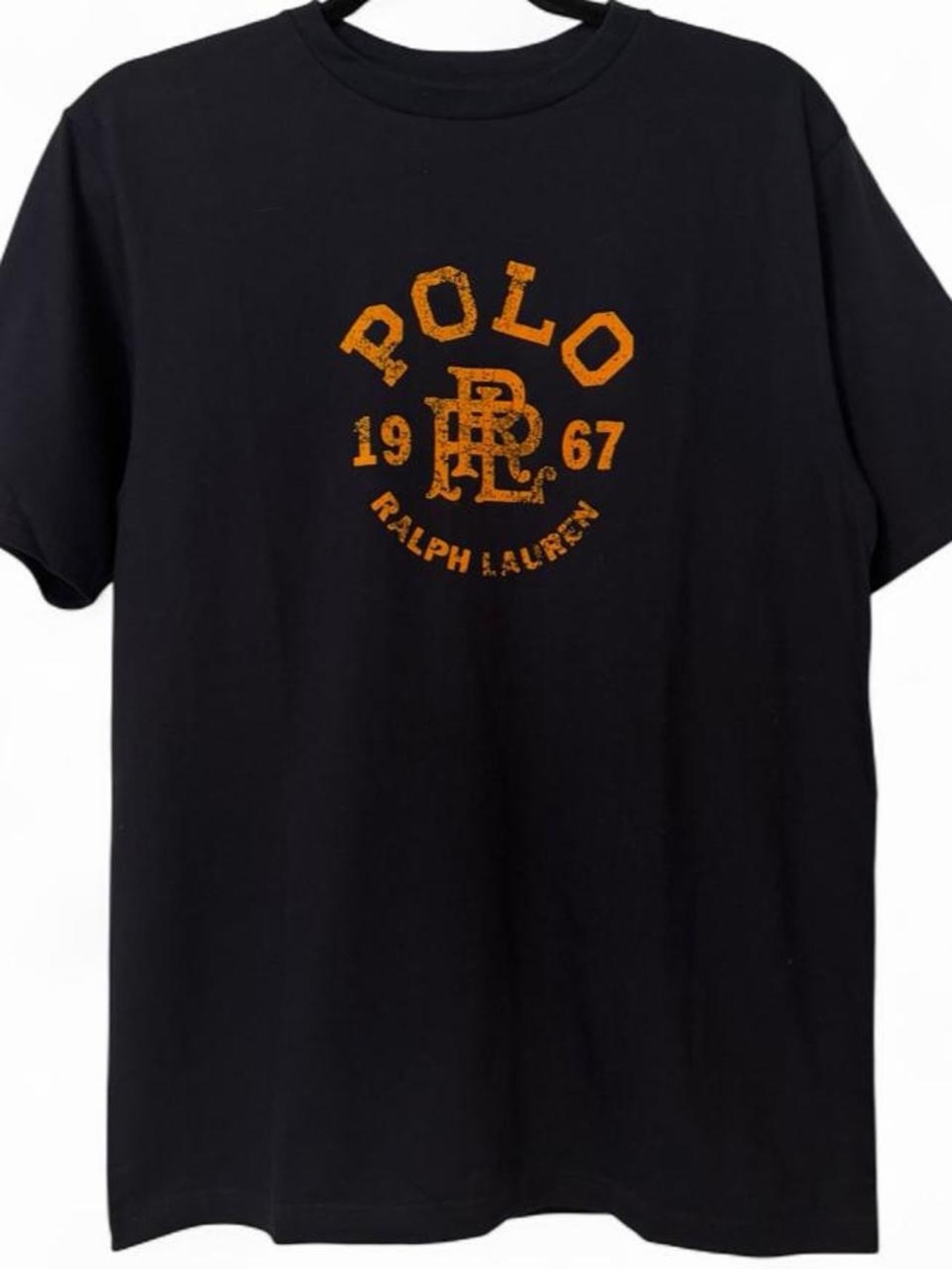 Vintage Polo Ralph Lauren men’s navy blue graphic t-shirt NWT size large